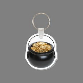 Key Ring & Full Color Punch Tag - Pot Of Gold