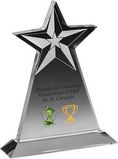 Custom Clear Vertical Star Award (7 1/2