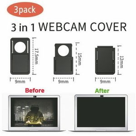 Custom 3 Pack Webcam Camera Sliding Cover