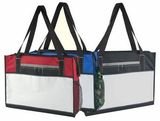 Custom Polyester Zippered Tote Bag, 17