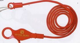 Custom Lobster Claw Key Clip W/36" Stretchable Nylon Cord