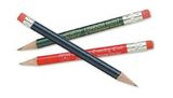 Custom 60E Series Wood Pencils W/ Eraser, 2 3/4