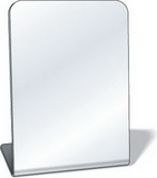 Custom Free-Standing Acrylic Plastic Mirror, 3