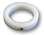 Blank White Neverfurl Shaft Collar Ring for 1 1/2
