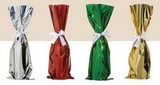 Custom Mylar Wine Bags w/Ribbons (Set of 2), 6 1/2
