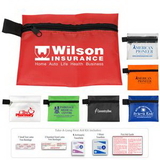 Custom Take-A-Long First Aid Kit #1 w/ Polyester Zipper Pouch