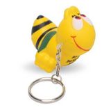 Custom Bumble Bee Keychain Stress Reliever Toy