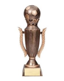 Custom Soccer Crown Resin Award (12 1/4")
