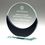 Custom Eclipse Jade Glass Trophy with Black Mirror - Medium, 7.5" L x 7.5" W x 3" D, Price/piece