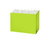 Custom Lime Green Small Basket Box, 6 3/4