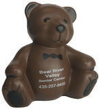 Custom Teddy Bear Squeezies Stress Reliever, 3.75