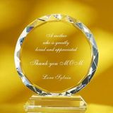 Custom Sunflower Crystal Award - Small, 5.25