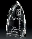 Custom Clear Blaze Crystal Award (4