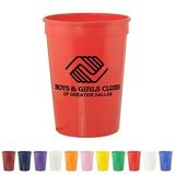 Custom Stadium Cups - 12 Oz Polypropylene plastic Stadium Cups