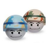 Custom Soldier Mad Cap Stress Reliever Squeeze Toy