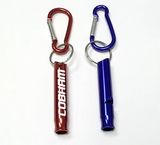 Custom Whistle w/ Carabiner & Keychain