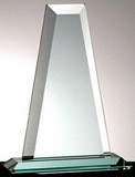 Custom 121-TO08Z  - Tower Award with Base-Jade Glass