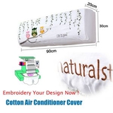 Custom Cotton Air Conditioner Cover, 35 1/2