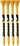 Custom 4 Pack of Bamboo Golf Tees, 3 1/4" L, Price/piece