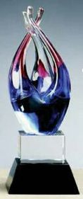 Custom Million Dollar Clubs Achiever's Glass Award (11.5")