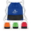 Custom Non-Woven Two-Tone Drawstring Sports Pack, 14" W x 17" H, Price/piece
