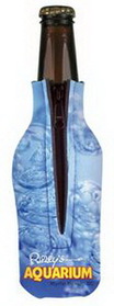Custom Scuba Bottle Cooler With Zipper, 4" W X 7" H X .125" Thick