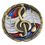 Custom 2 1/2" Color Epoxy Medallion Music In Gold, Price/piece