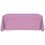6' Blank Solid Color Polyester Table Throw - Raspberry, Price/piece