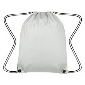 Custom Celestial Reflective Drawstring Bag, 13 1/2" W x 18" H