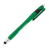 Custom Cloud Stylus Pen w/Screen Cleaner - Green