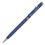 Custom Blue Slim Line Brass Pen (with Chrome/Gold Accent), 5.5" L, Price/piece