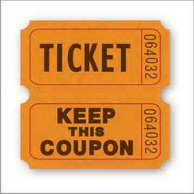 Double Stock Ticket Roll of 2000 - Custom Logo on Back