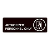 Custom Authorized Personnel Only Acrylic Facility Signs, 9