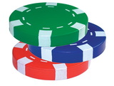 Custom Casino Chips Squeezies Stress Reliever, 2.75