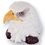 Blank Hand Painted Resin Eagle Head Trophy W/1/4" Rod (4 1/2")(Without Base), Price/piece