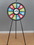 Custom 12-Slot Black Floor Stand Prize Wheel Game, Price/piece