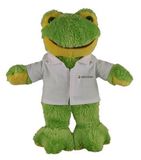 Custom Soft Plush Frog in Doctor's Jacket 8