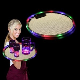 Blank 14" Multi-Colored Light-Up Serving Tray