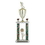 Custom Double Column Football Trophy w/Figure & Cup (25 1/2"), Price/piece