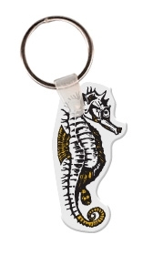 Custom Seahorse Animal Key Tag