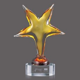 Custom Triumph Art Glass Award