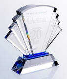 Custom Crystal Prosperity Award, 7 3/4
