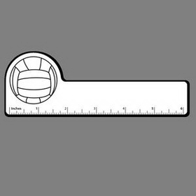 Custom 6" Ruler W/ Volleyball