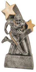 Custom Football Super Star Resin Figure Trophy (6")