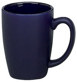 Custom 16 Oz. Challenge D Handle Mug (Gloss Cobalt in Matte Cobalt out)