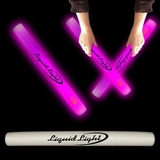 Custom Pink LED Foam Batons