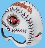 Custom Foam Full Color Baseball Rally Helmet
