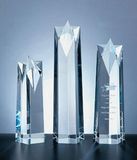 Custom 114-C367S  - Star Obelisk Award-Optic Crystal