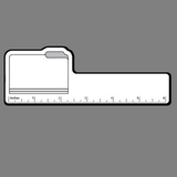 Custom File Folder 6 Inch Ruler