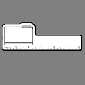 Custom File Folder 6 Inch Ruler